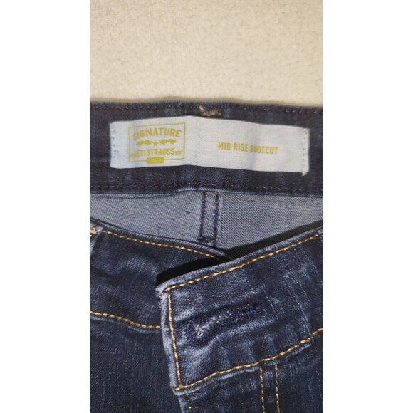 Signature Levi Strauss Womens Mid Rise Bootcut size 12m - Picture 6 of 7